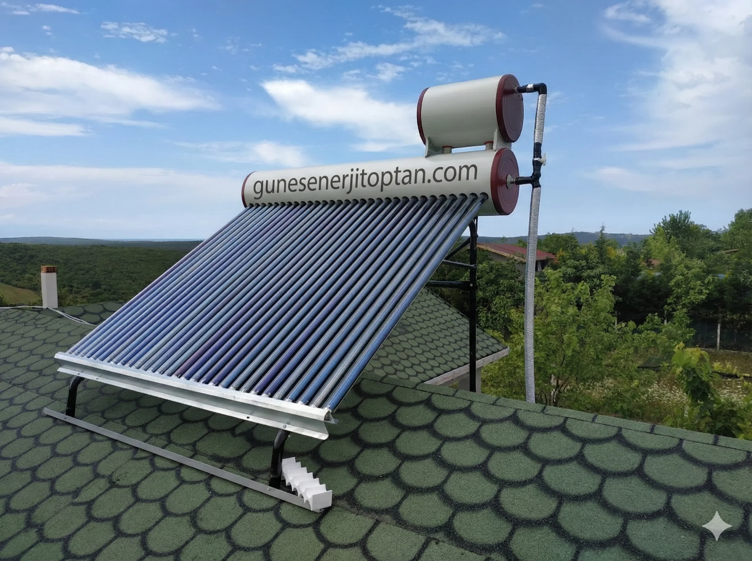 Çatı Güneş Enerjisi Görünümü