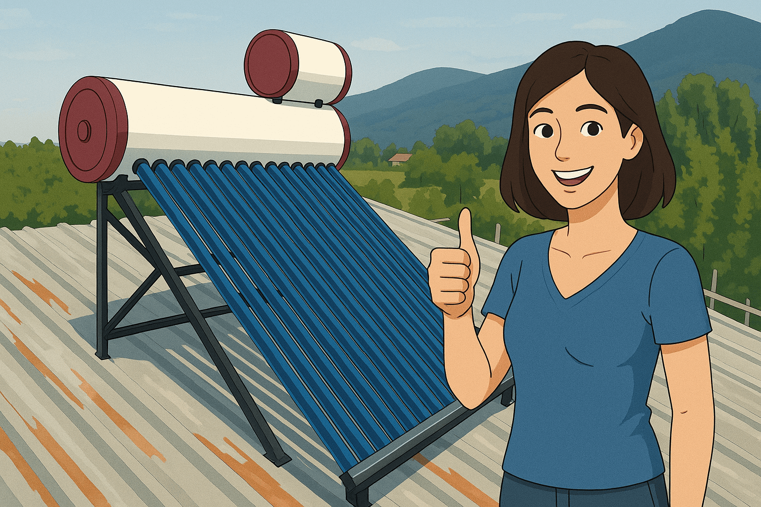 Vakum Tüplü Güneş Enerji Sistemi